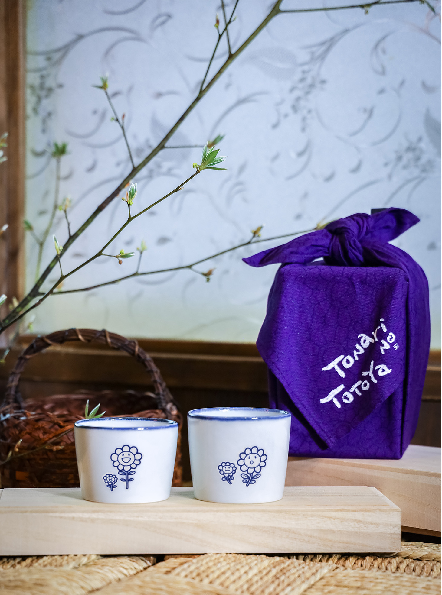 4月24日(木)12時よりTonari no Zingaro店頭にて、『お花蕎麦猪口セット