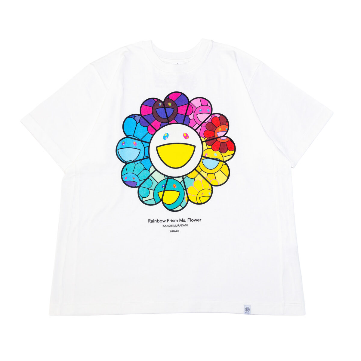 アイドル Rainbow Prism Ms. Flower Tshirts Black Rainbow Prism Ms