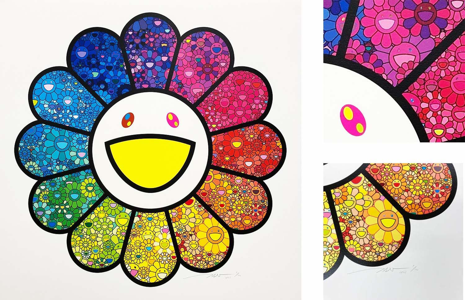 村上隆 お花がスパークル！ エディションプリント 300部限定 直筆