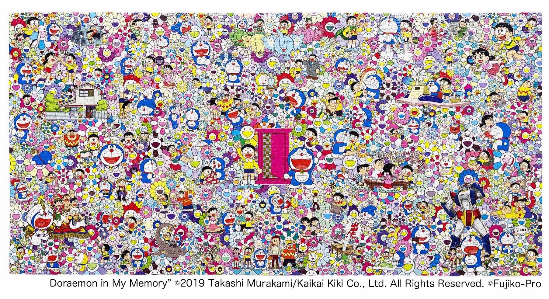 ドラえもん 村上隆 ジグソーパズル 村上隆 ドラえもん展 1000ピース