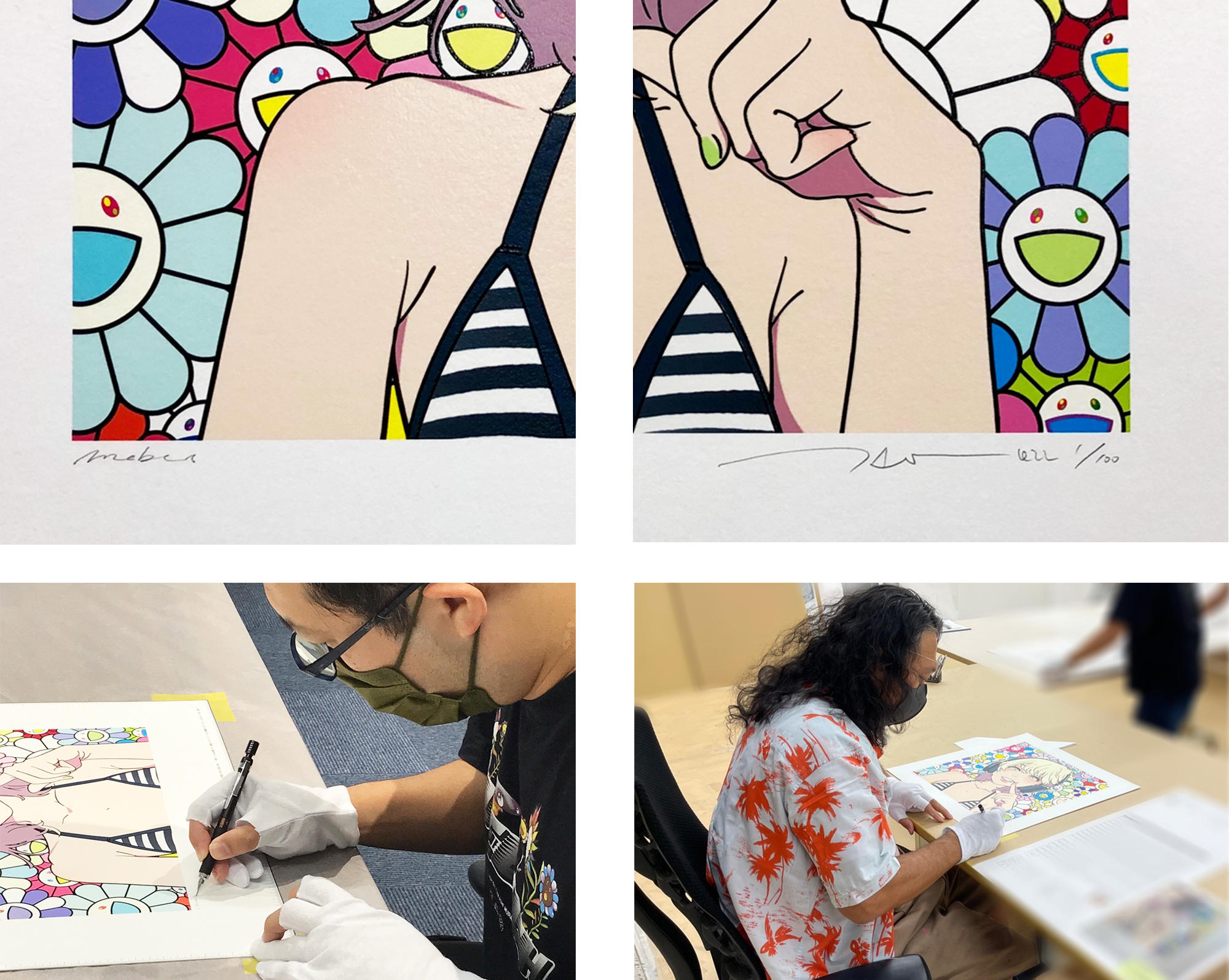 smile_02 w MF 村上隆 mebae ED100 版画 Takashi Murakami / kaikai