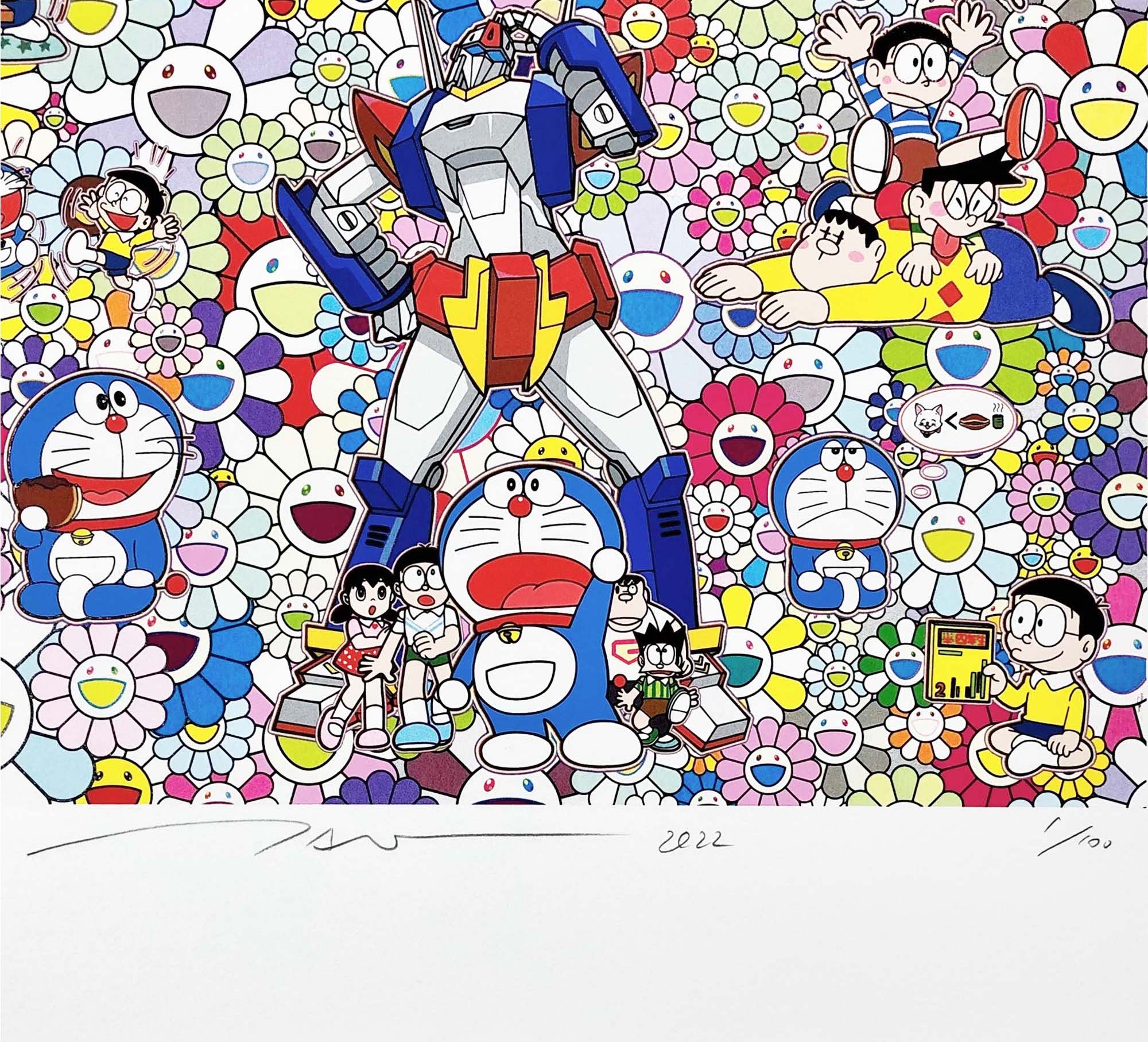 記憶の中のドラえもんジグソーパズル 村上隆 カイカイキキ 1350ピース