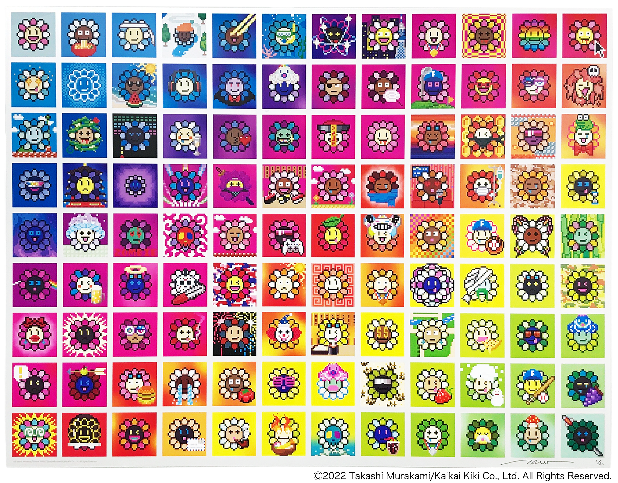 ふるさと納税 トレカ 村上隆 3パックセット 108フラワーズ 未開封 初代