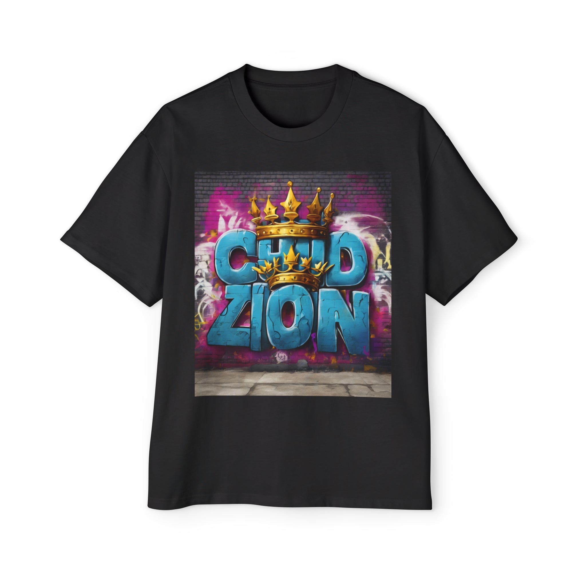 Child of Zion Men's Heavy Oversized Tee – Zion Digital Creations