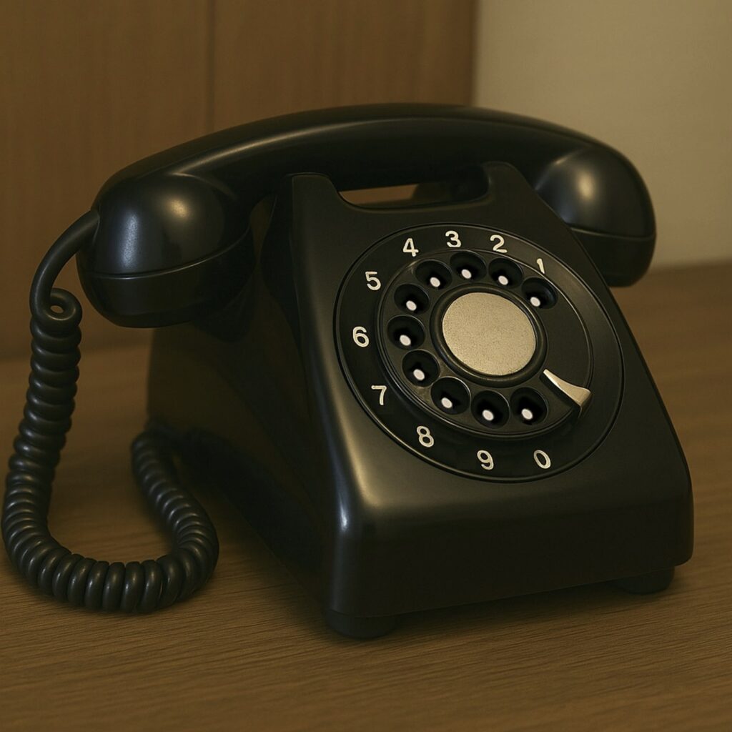 昭和4号黒電話レトロ 昭和レトロ 旧式電話 昭和レトロ】黒電話 4号