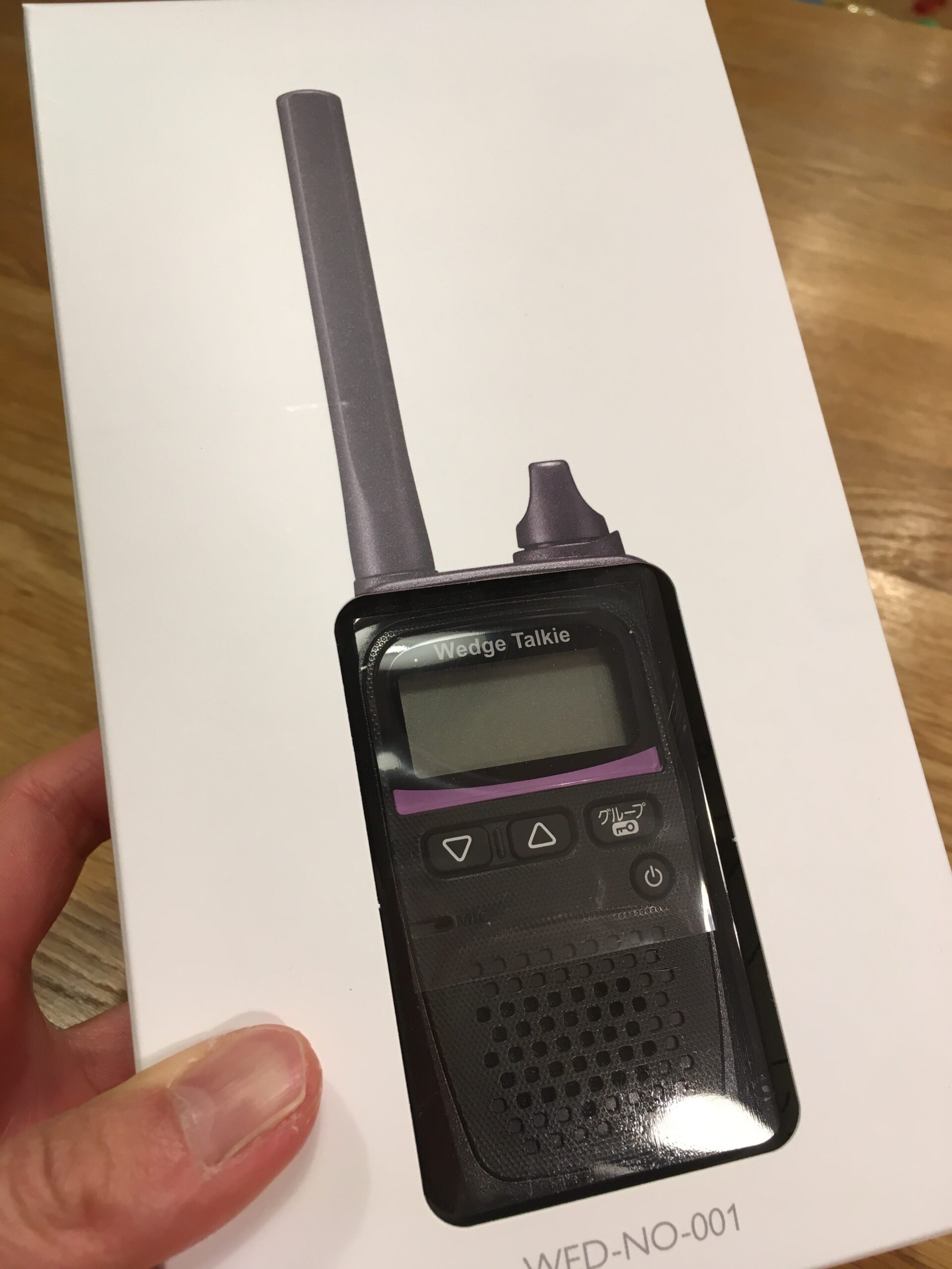 ウェッジトーキー WED-NO-001 特定小電力トランシーバー イヤホン