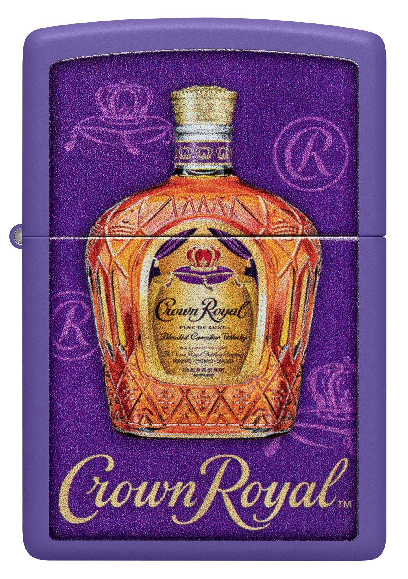 Crown Royal® Deluxe Design Purple Matte Windproof Lighter – Zippo USA