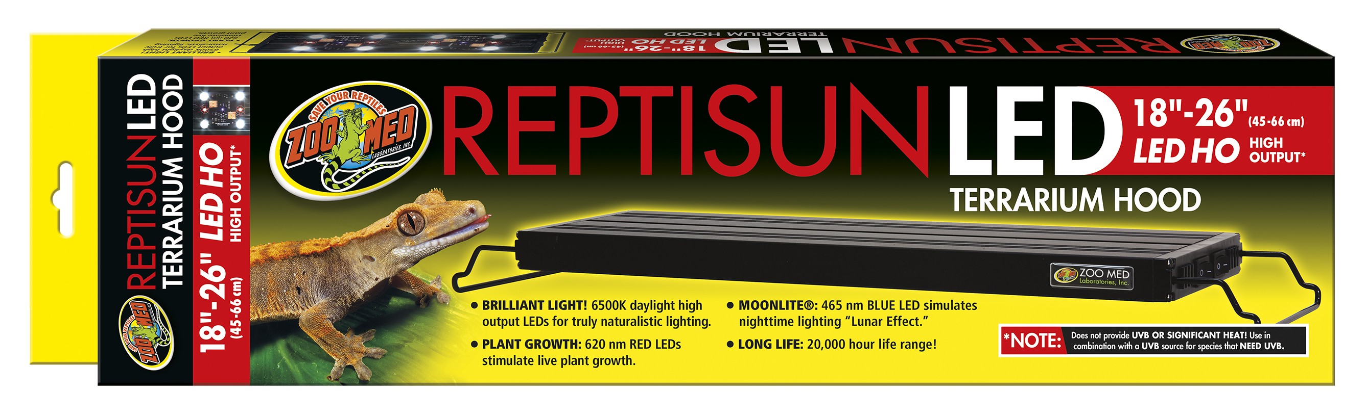 T5 HO Lighting System ZooMed ReptiSun T5 HO Terrarium Hood 14