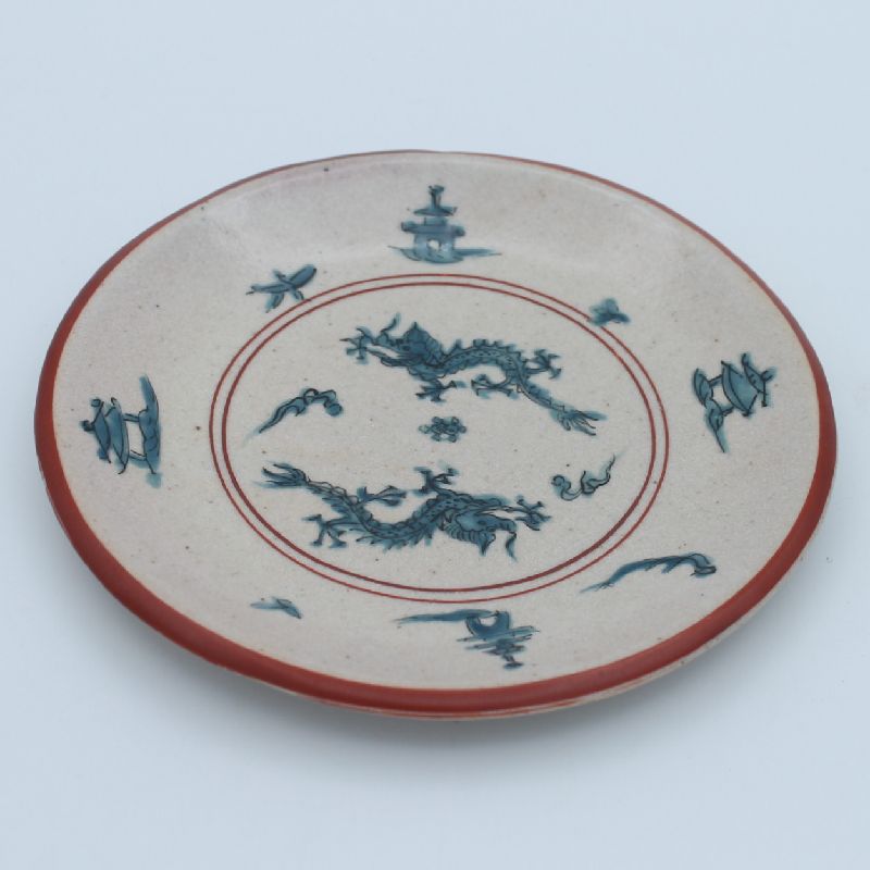 激レア！中国 明 呉須大皿径38cm 野趣溢れる民窯の豪快さがいい