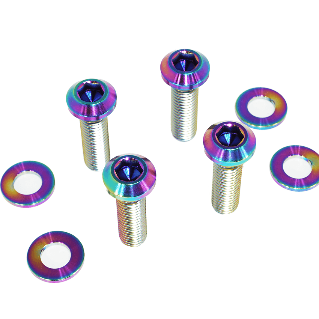 ZSPEC Front Strut Cross-Braces Fasteners, Toyota Supra MKV, Titanium