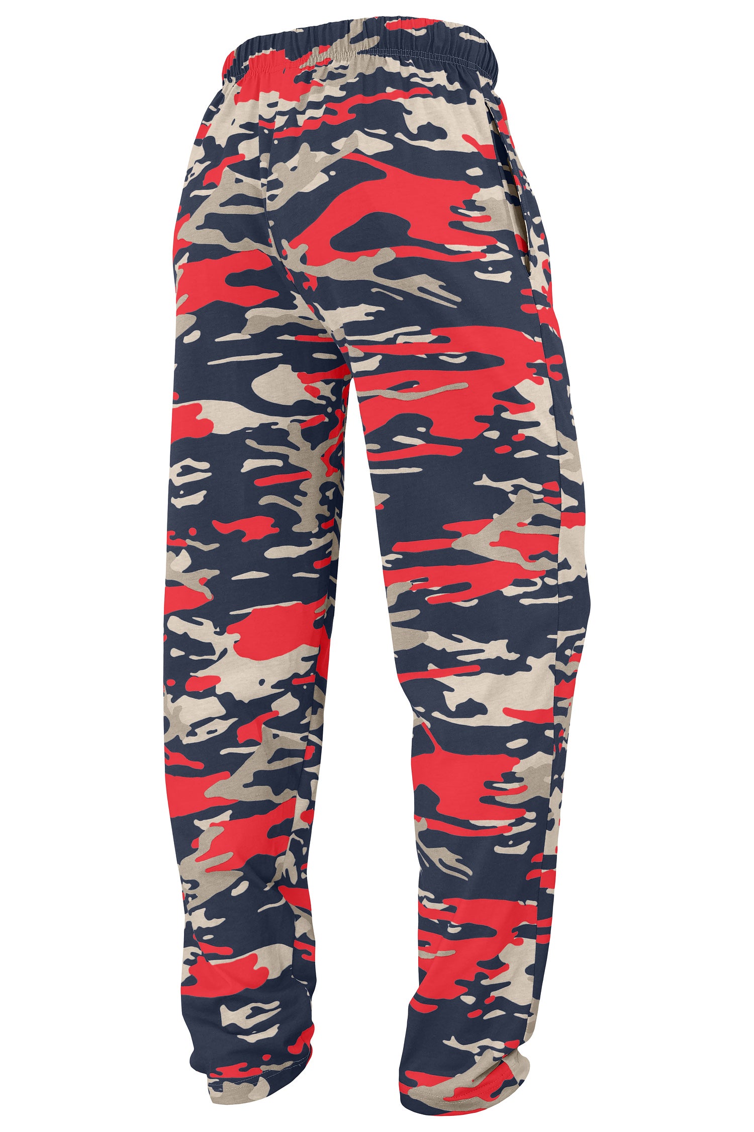 Zubaz NFL Adult Unisex Z88 Embroidered Alt Camo Pants, Houston Texans