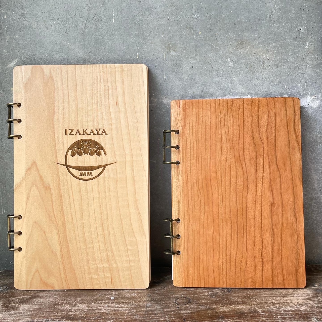 木製 メニューブック A4 販売累計320冊 ﾌｫﾄｱﾙﾊﾞﾑ【受注生産