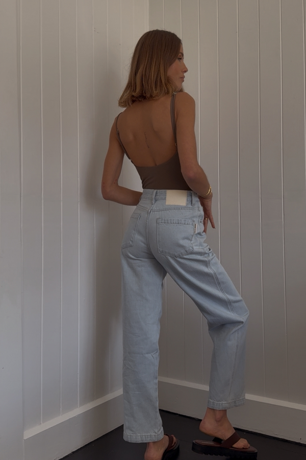 Relaxed Recycled Denim Jean - Soft Blue – Zulu & Zephyr