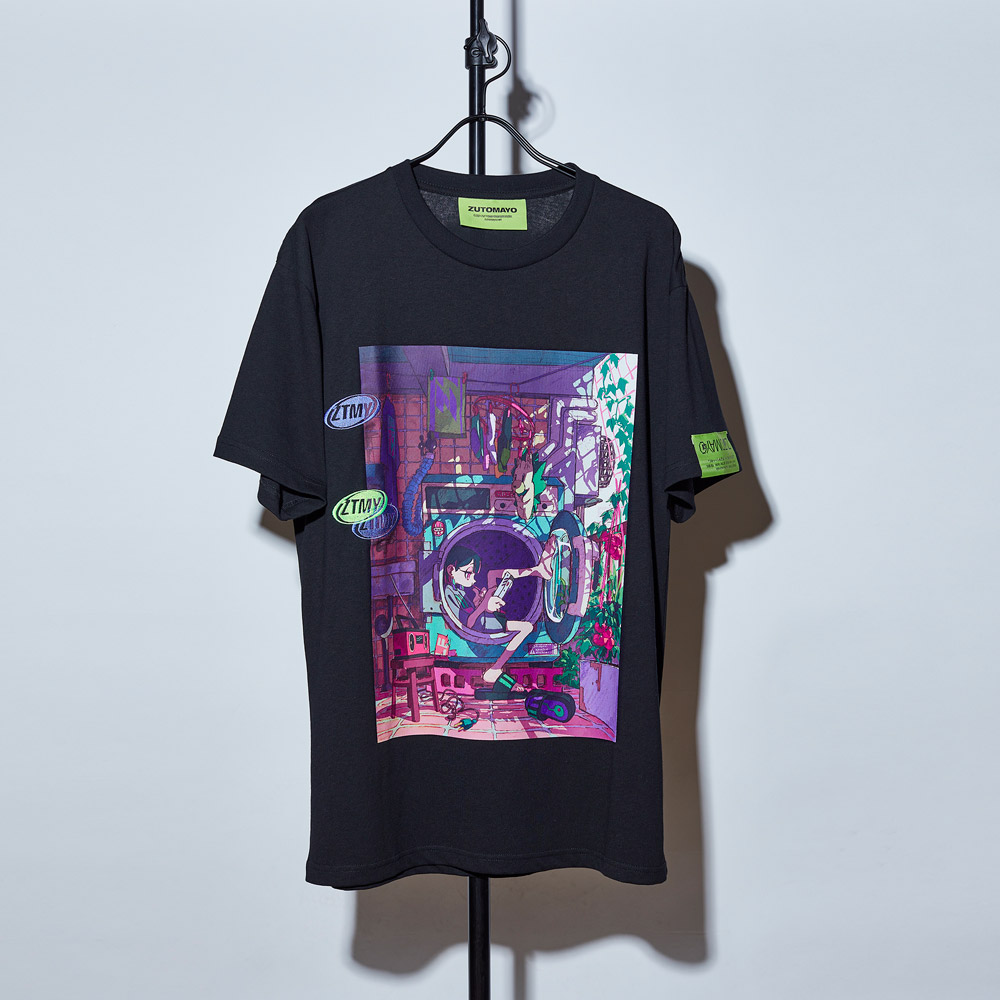 ずっと真夜中でいいのに。強TV Tee (Black) XL 強TV Tee (Black