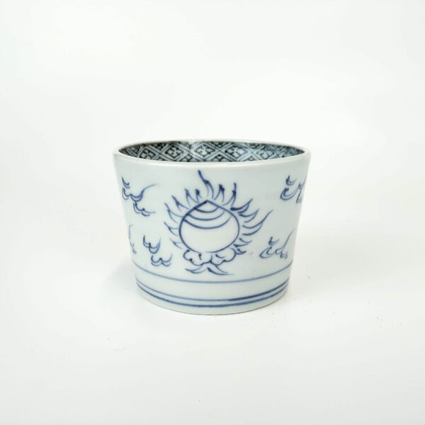 伊万里 染付龍宝珠文そば猪口 – 古美術西川