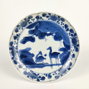 古伊万里 藍九谷 無傷完品 藍柿右衛門 豆皿 小皿 民藝 民芸 平盃