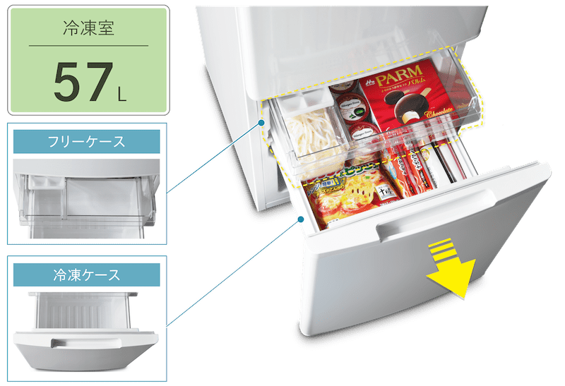 関東限定送料無料 A-stage ノンフロン冷凍冷蔵庫 1016こ2 H 220 関東