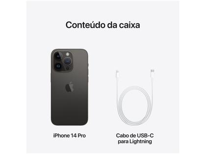 Apple iPhone 14 Pro 128GB Preto-espacial 6,1” 48MP - iPhone 14 Pro