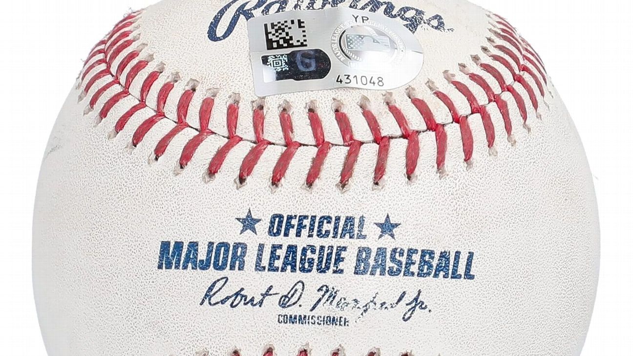 Dodgers star Shohei Ohtani's 50/50 ball fetches $4.39M at auction