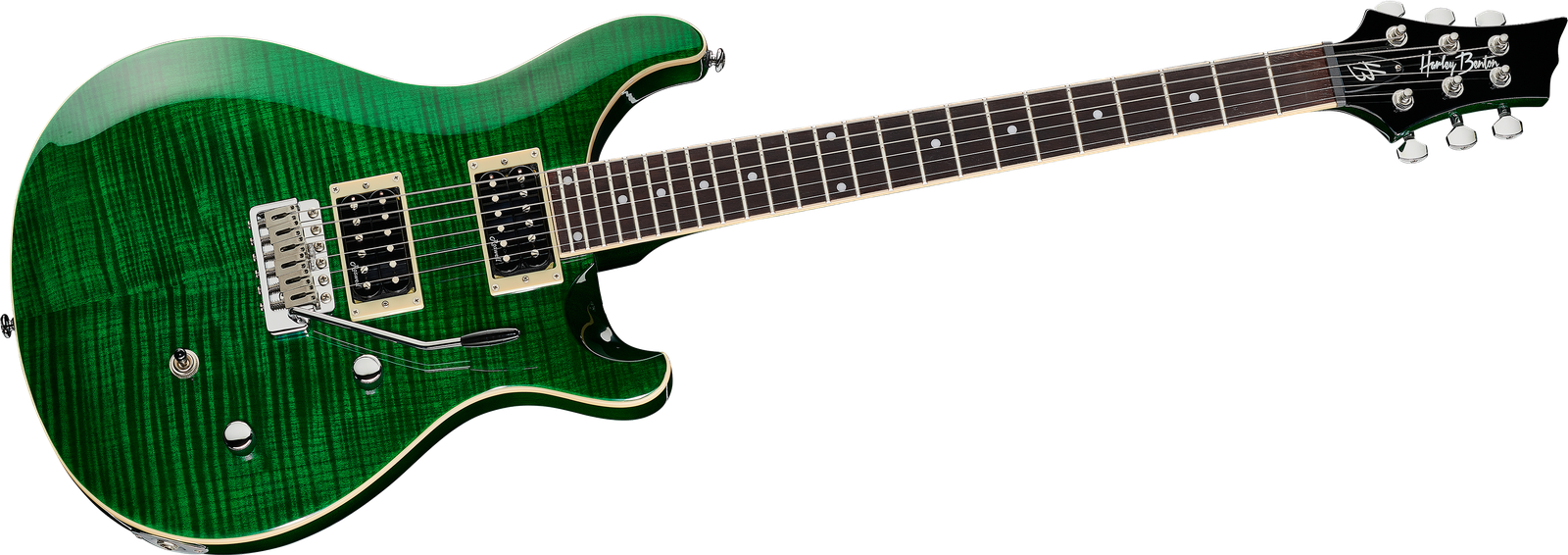 Harley Benton CST-24T Emerald Flame – United States