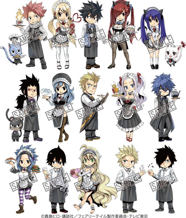フェアリーテイル キャラウムカフェ限定 アクスタetc Fairy Tail