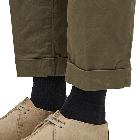 Beams Plus - 2 Pleats Tapered Twill (Olive) | HHV