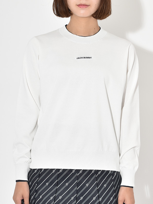 ジャックバニー 25年秋冬新作 16G クルーネックニット 263-5270836