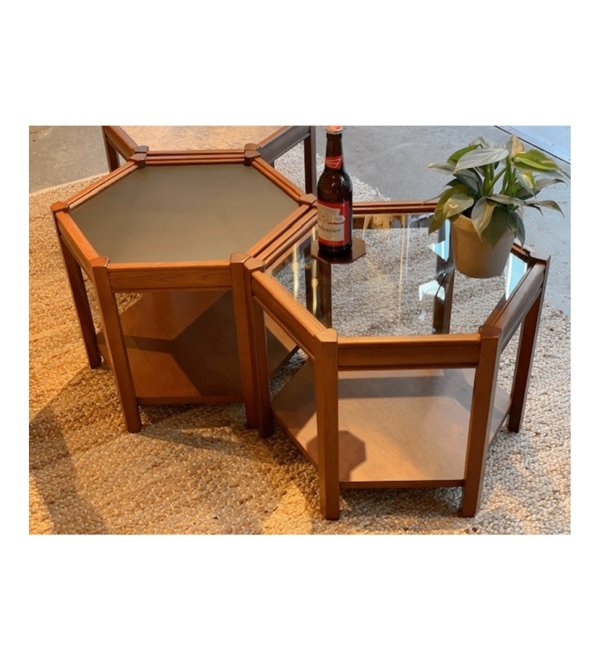 BROOKS HEXAGON TABLE / GLASS | JOURNAL STANDARD FURNITURE