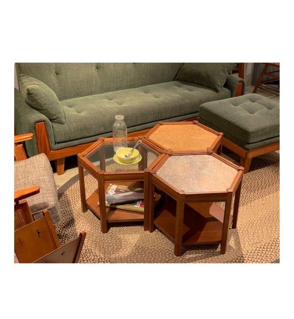 BROOKS HEXAGON TABLE / GRAY | JOURNAL STANDARD FURNITURE