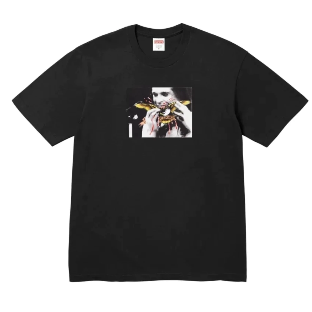Camiseta Supreme x Antihero Ozzy Black 100% Algodão Premium