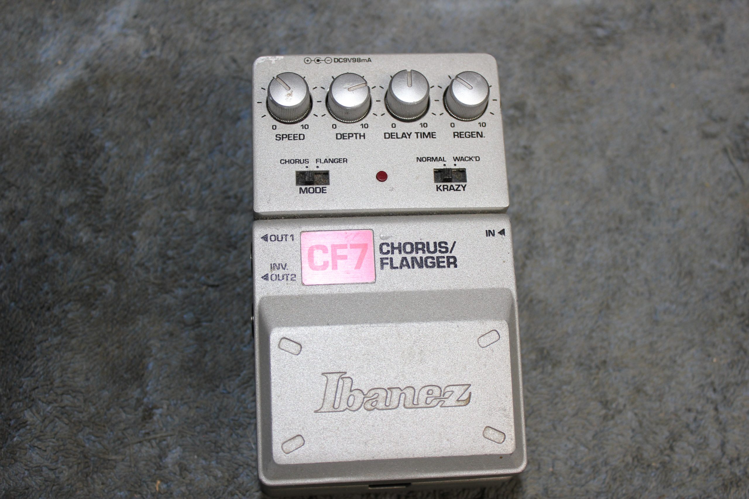 Ibanez CF7 Chorus/Flanger – Action Sound Music