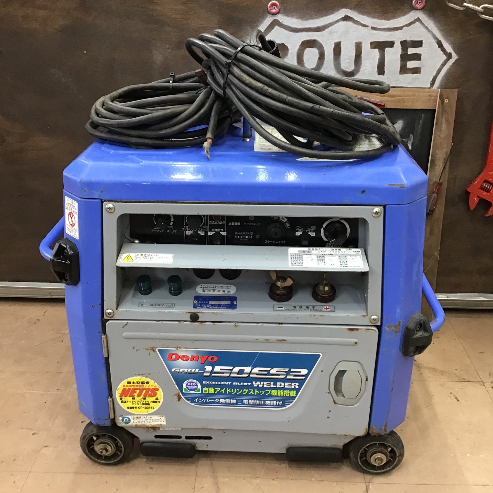 デンヨー エンジンウェルダー アーク溶接機 発電機 GAW-150ES2 ①