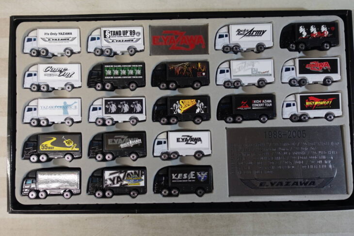 矢沢永吉 歴代トランポ型ミニカー20台セット 1988-2005 矢沢永吉