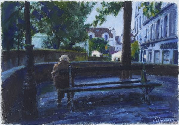 セイ・ハシモト 追悼絵画 展 －パリ、多くの細道－」伊勢丹新宿店