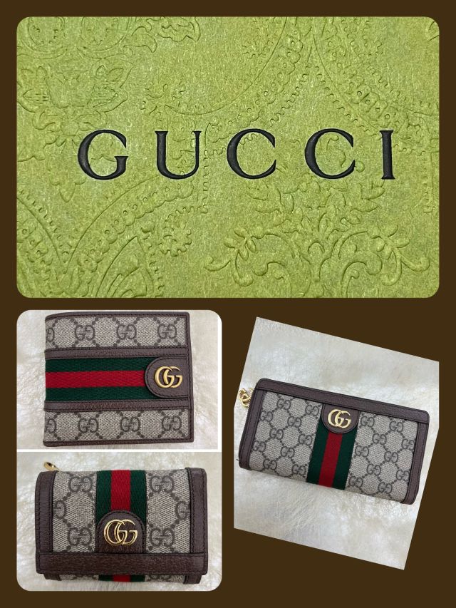 グッチ GUCCI 折り財布 MENS OPHIDIA 597609 96IWT【FITHOUSE ONLINE
