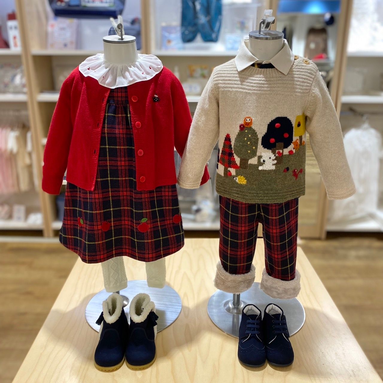 チェックがかわいい♪新作ベビーコーディネート｜ファミリア髙島屋玉川