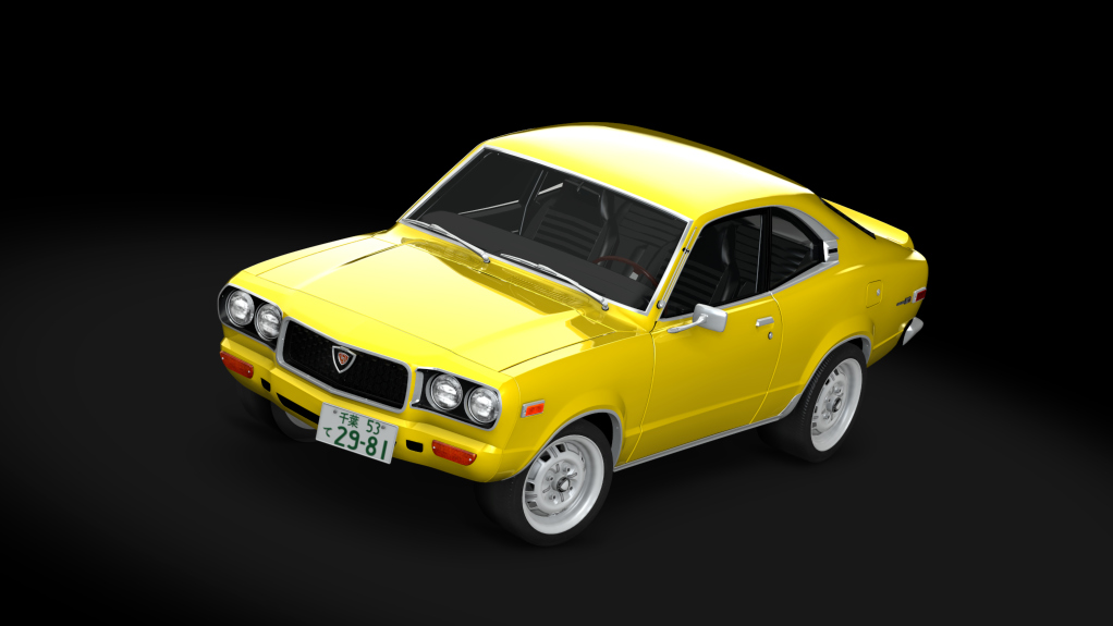 1⁄43 マツダ サバンナ改 クーペ RX-3 SSRメッシュ アルミ製 深リム 1
