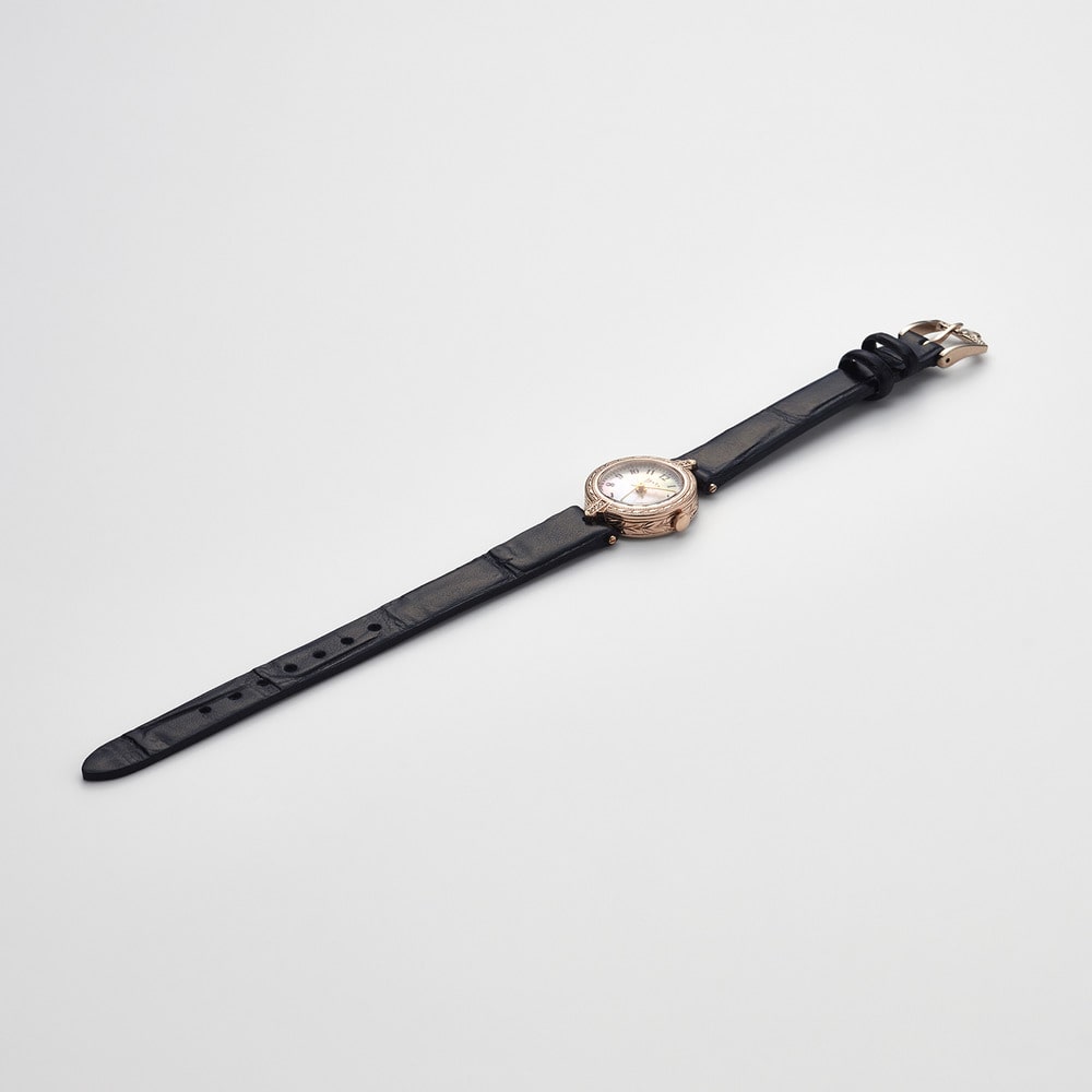 agete ラウンドフェイスウオッチ 時計 シルバーカラー 傷あり agete