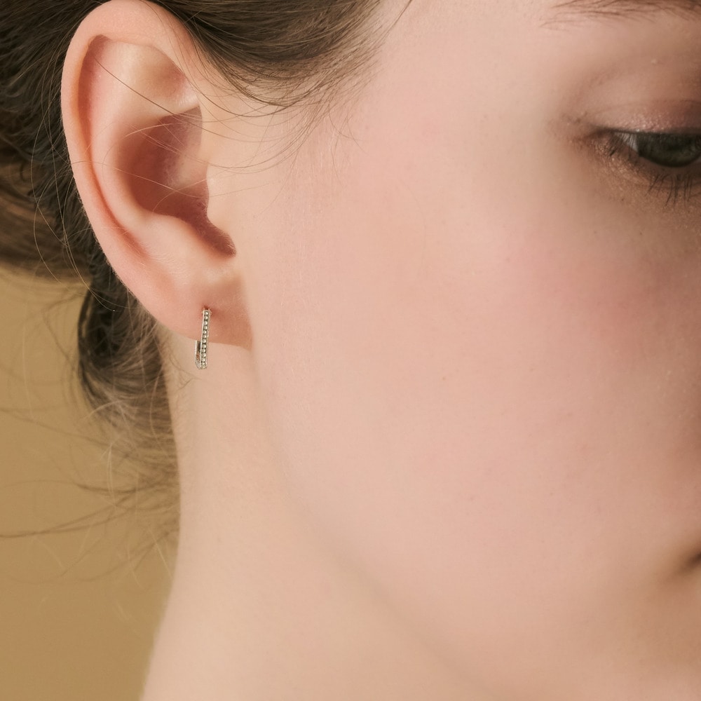 agete アガット K10フープピアス