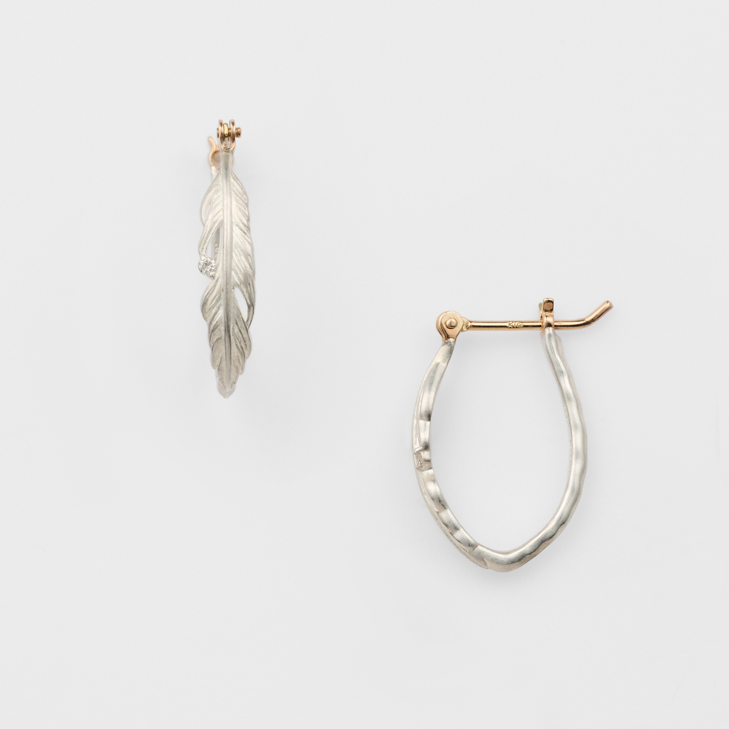 シルバーフェザーピアス｜ピアス｜アガット 公式オンラインストア