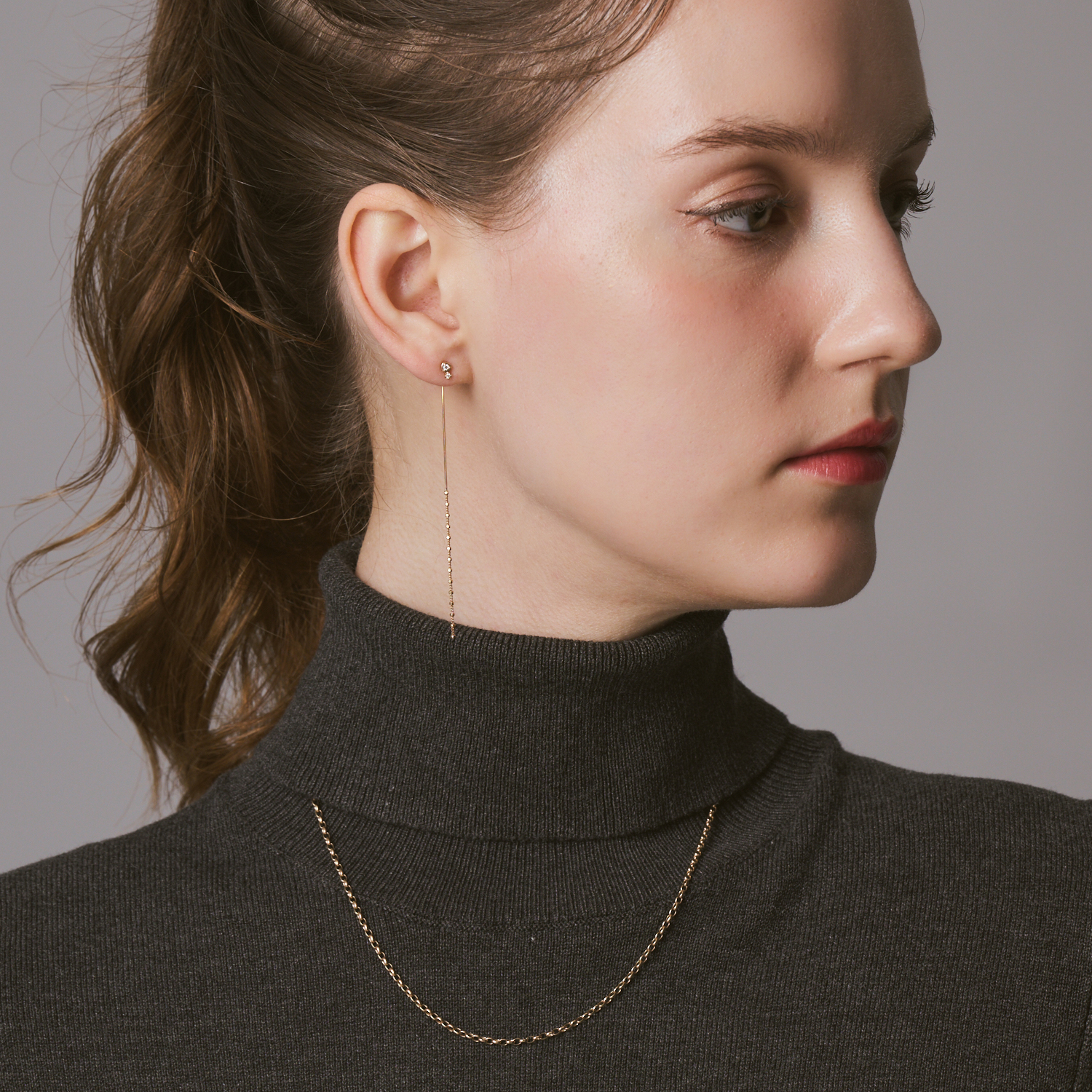 K10ダイアモンドピアス（0.02ct）｜ピアス｜アガット 公式オンラインストア