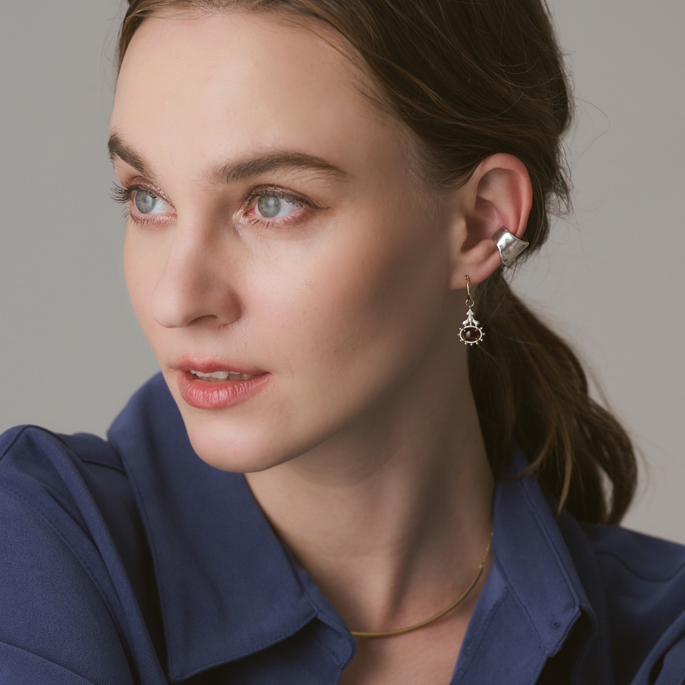 シルバーアンバーピアスチャーム｜ピアスチャーム｜アガット 公式