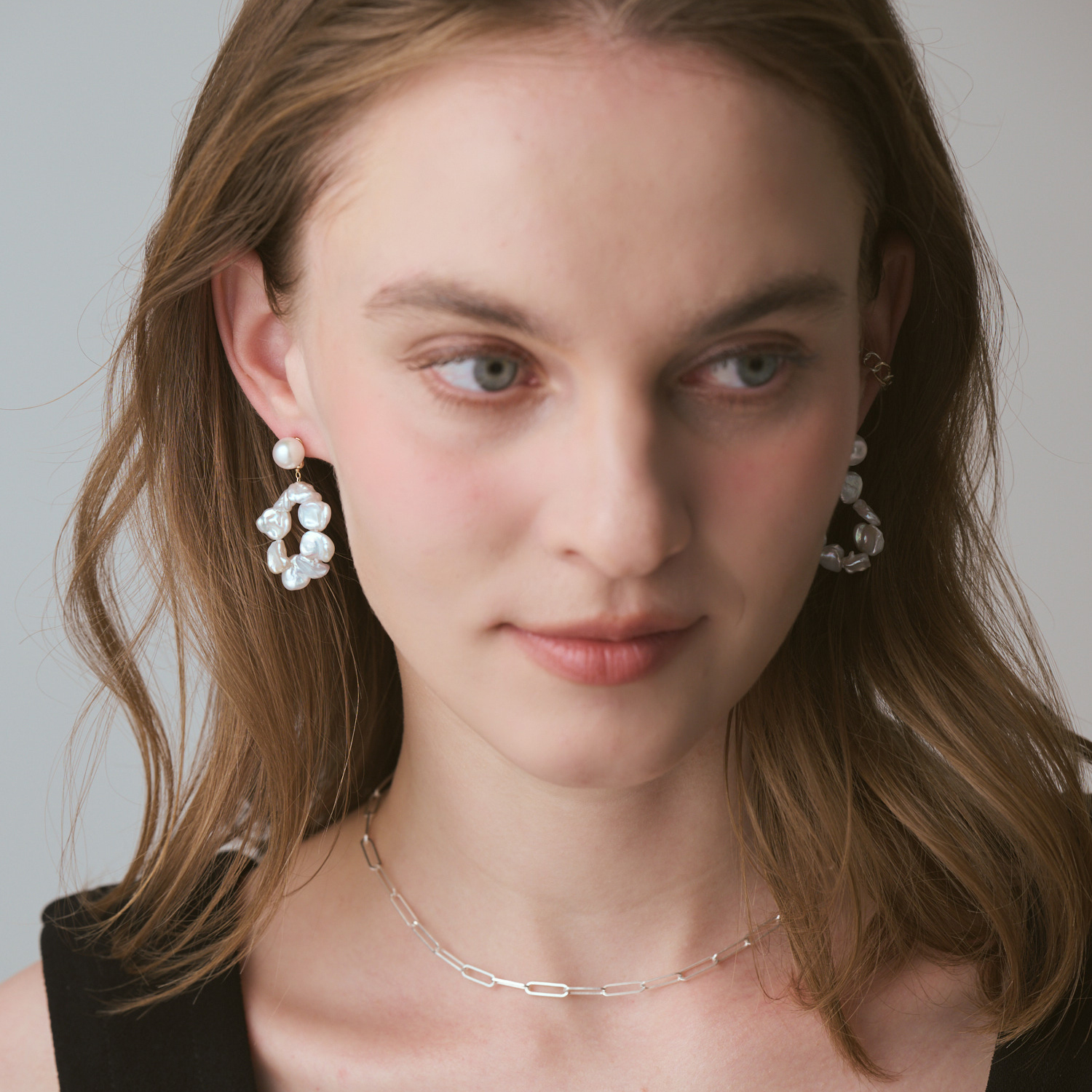 K10淡水パールピアスチャーム｜ピアスチャーム｜アガット 公式