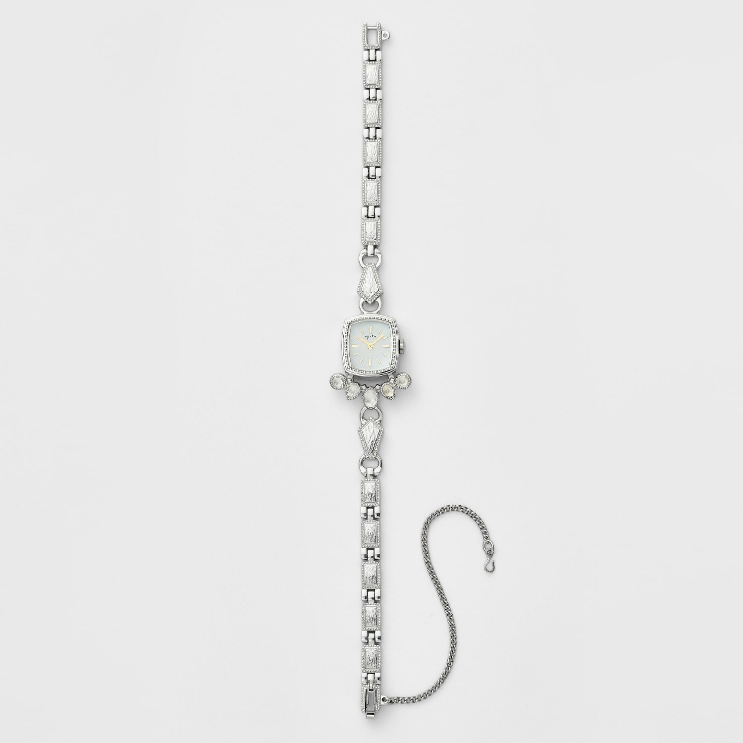 Limited Edition》スクエアフェイスジュエリーウォッチ｜時計