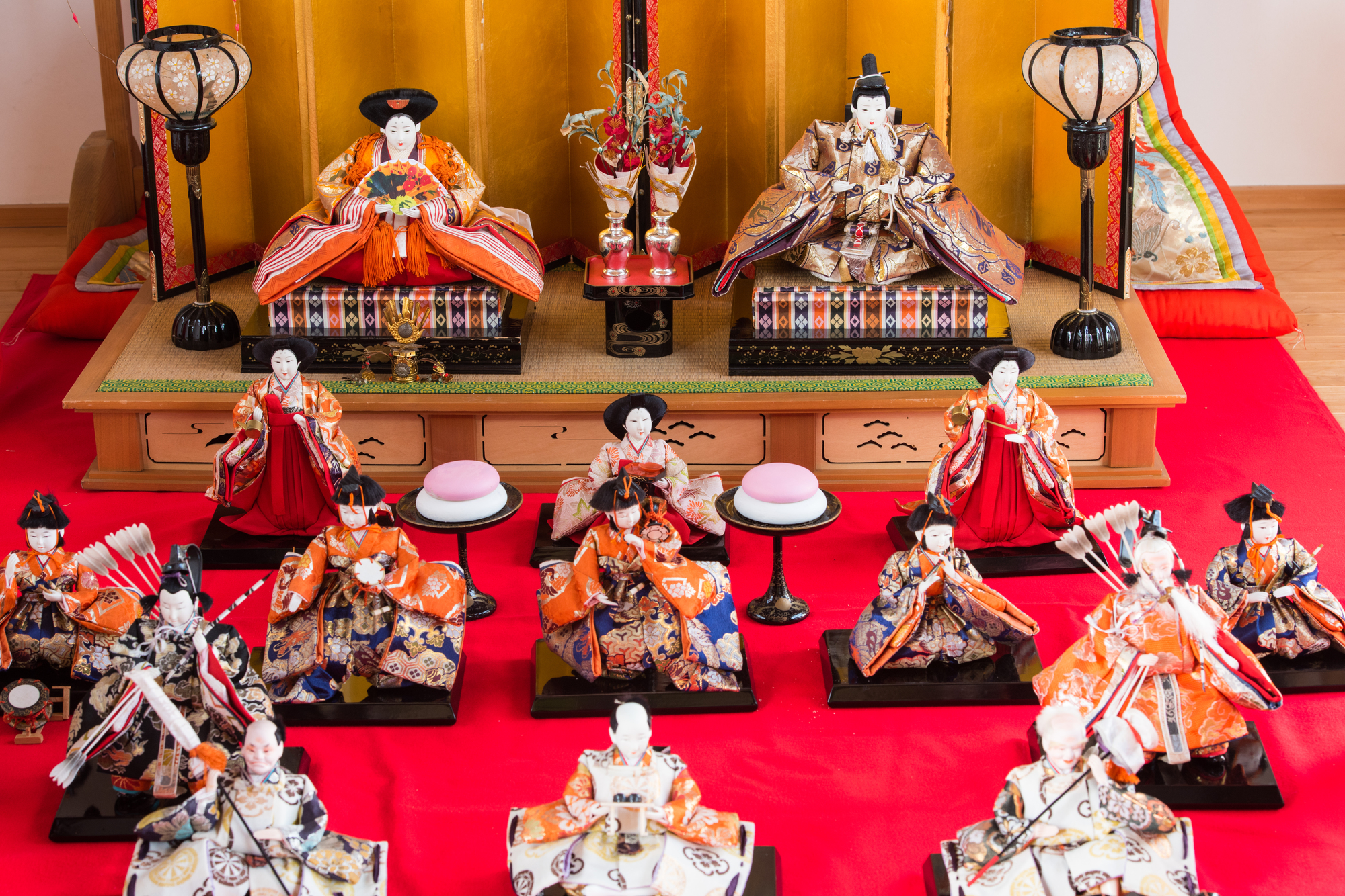 風俗人形」とは日本各地の風俗を反映した人形。江戸風俗人形や京人形