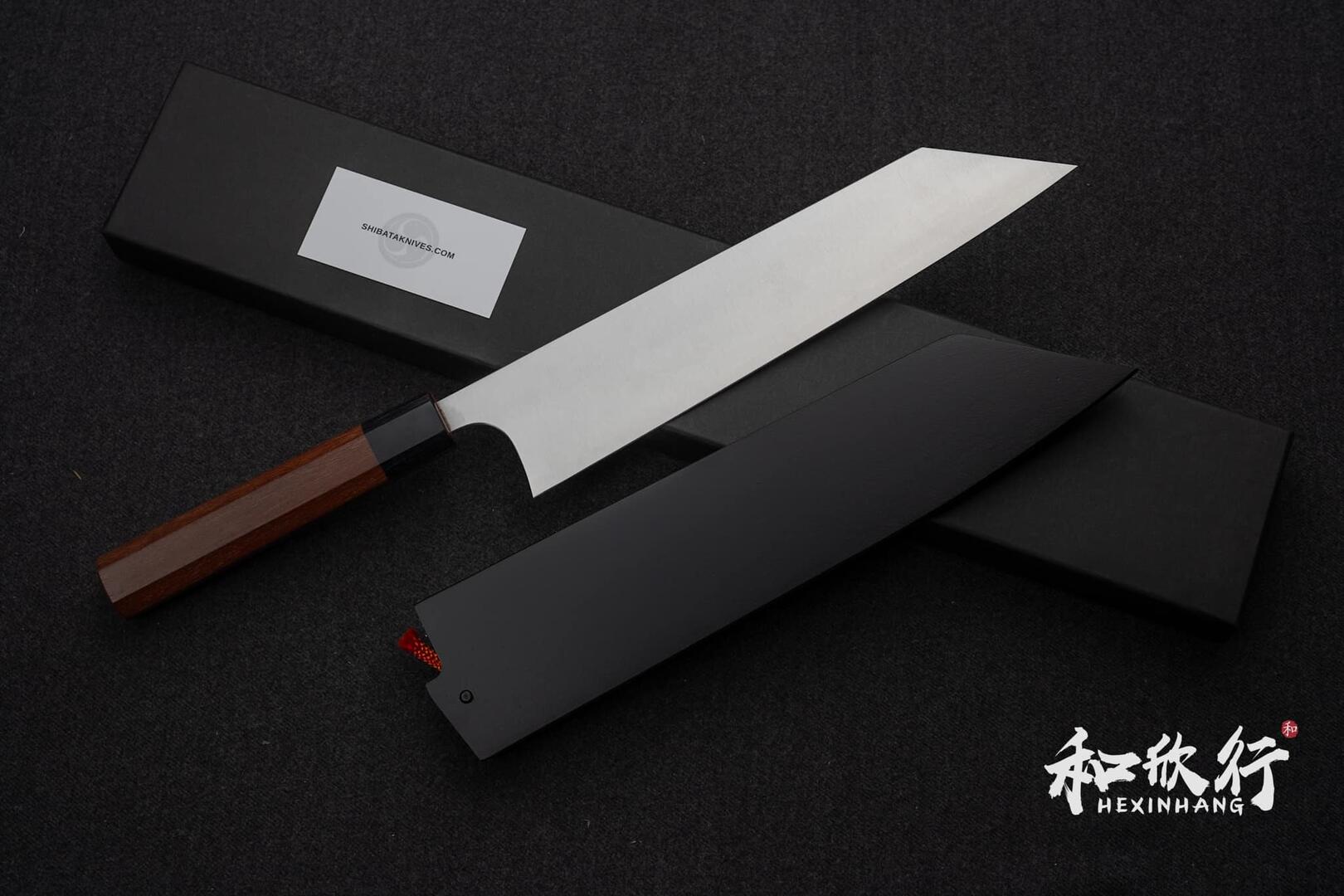 甲鉄柴田崇行粉末鋼SG2 切付牛刀240mm