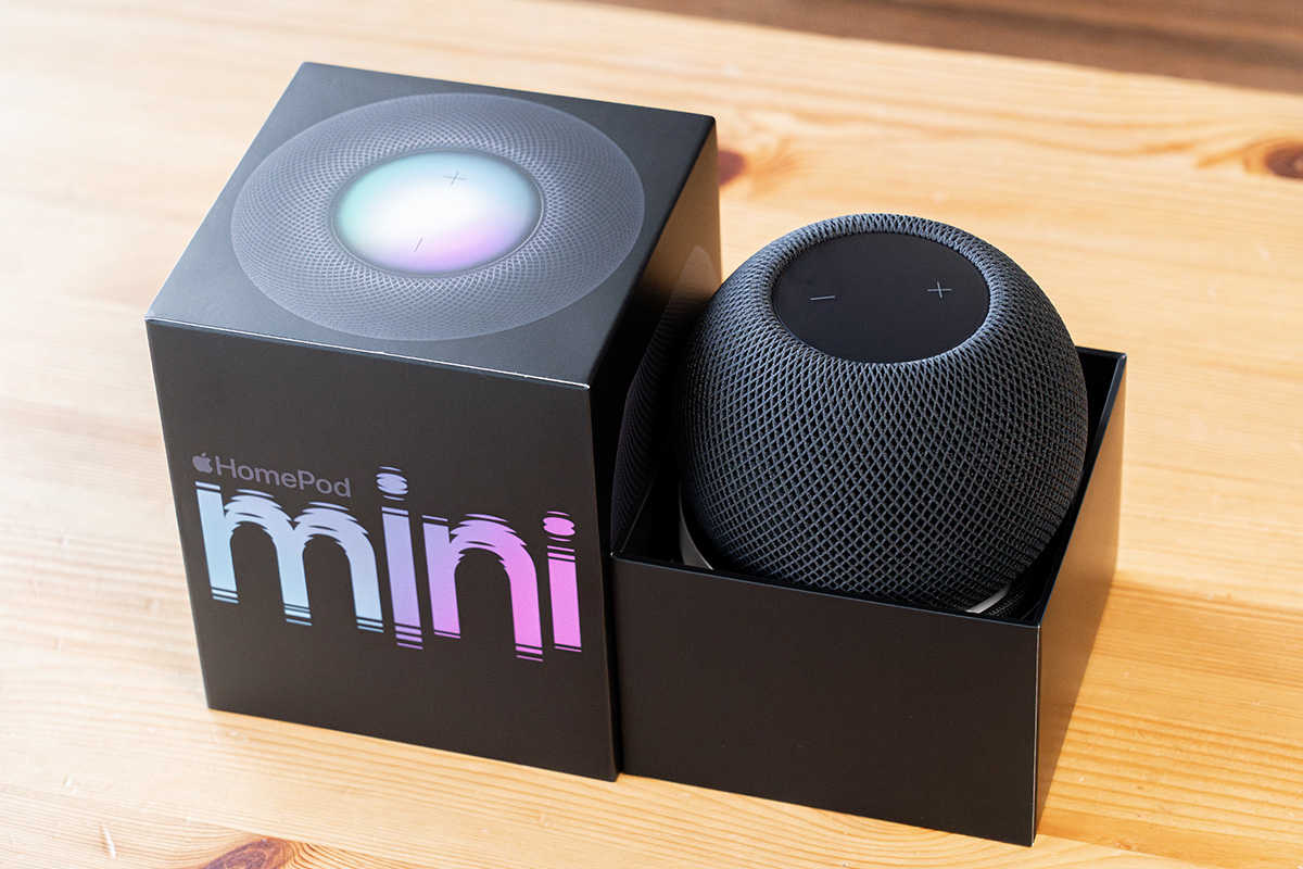 Apple Pod mini スマートスピーカー 黒 球形 純正品 Apple Pod mini