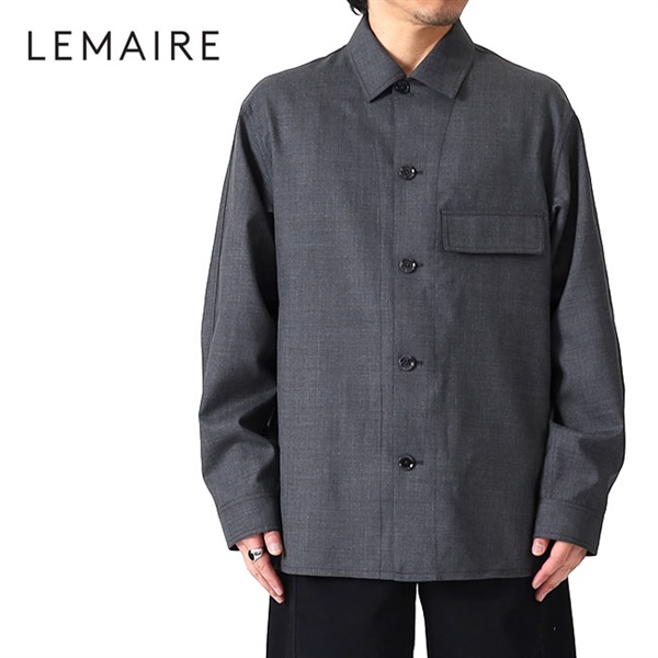 LEMAIRE ルメール ライト テーラード トロピカルウールシャツ OV1012
