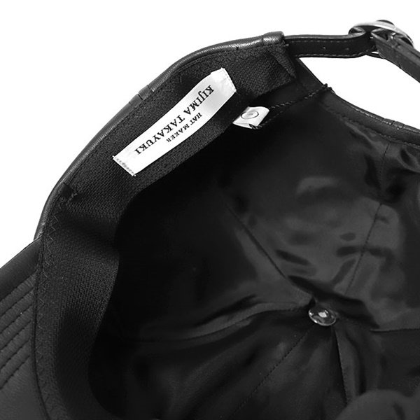 KIJIMA TAKAYUKI キジマタカユキ シープレザー 6パネル キャップ