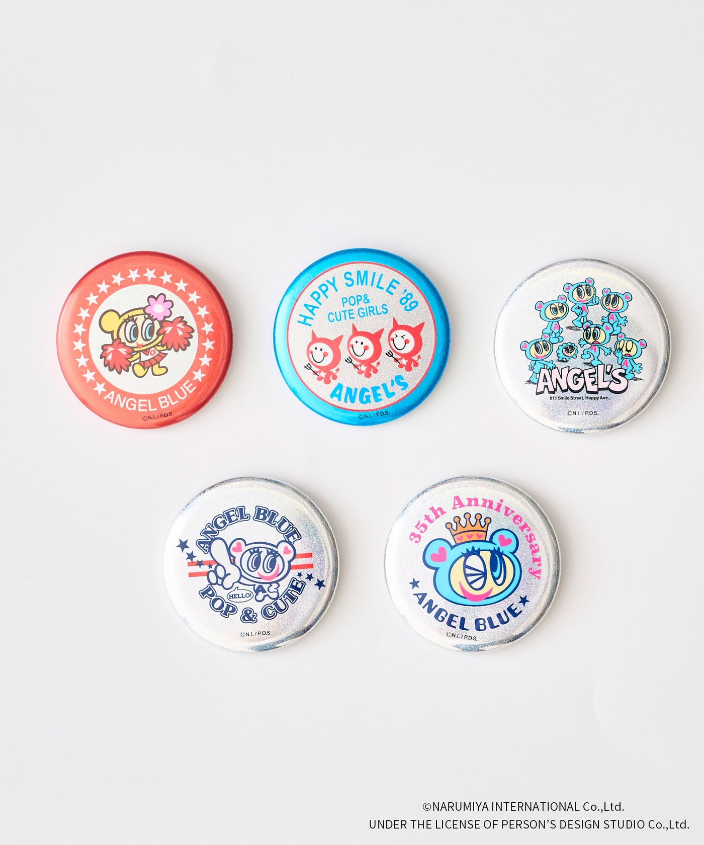 新世紀エヴァンゲリオン ルミネ&ニュウマンコラボ 缶バッチ 5個セット